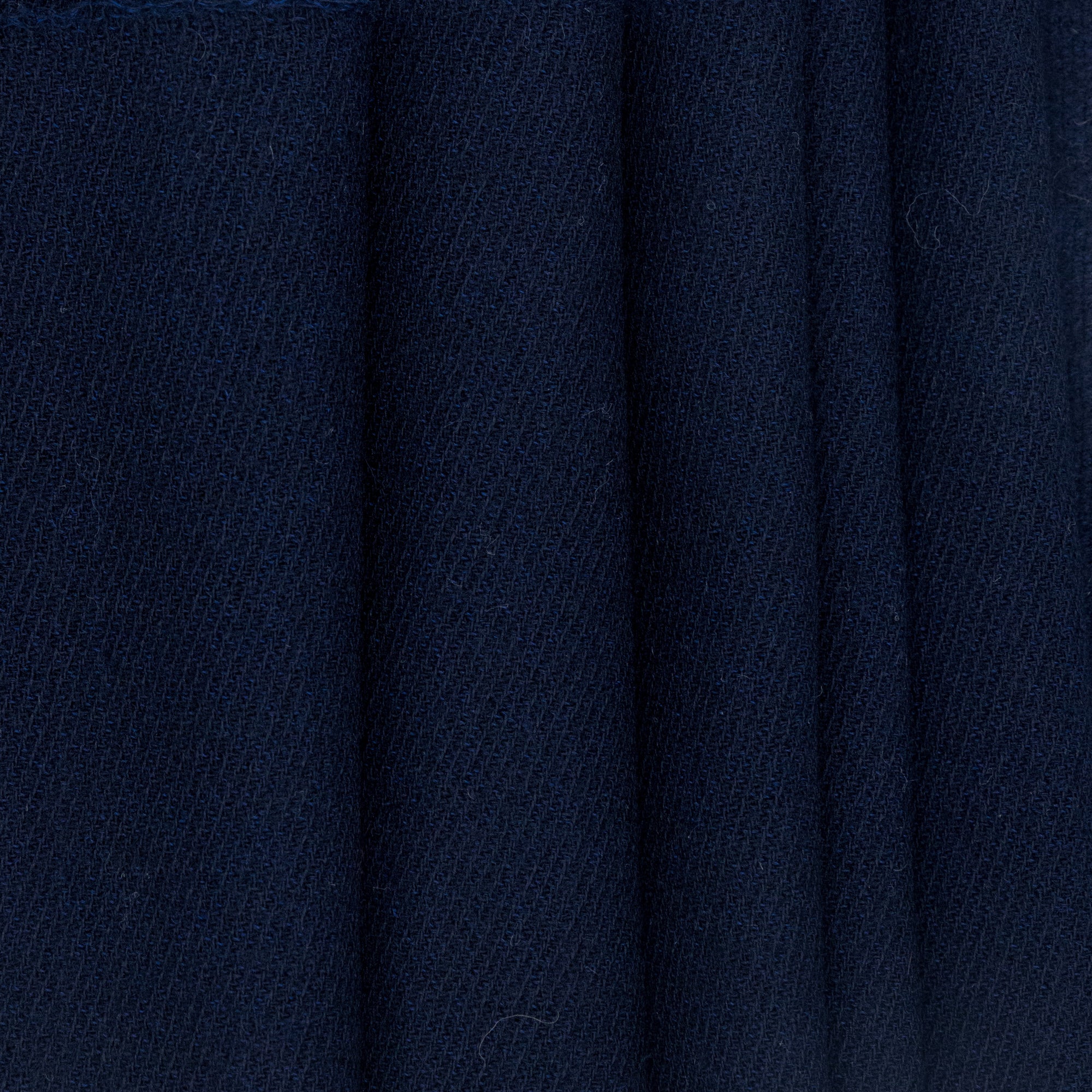 Navy Worsted Wool Serge, drape - $18.00 yd. - Burnley & Trowbridge Co.