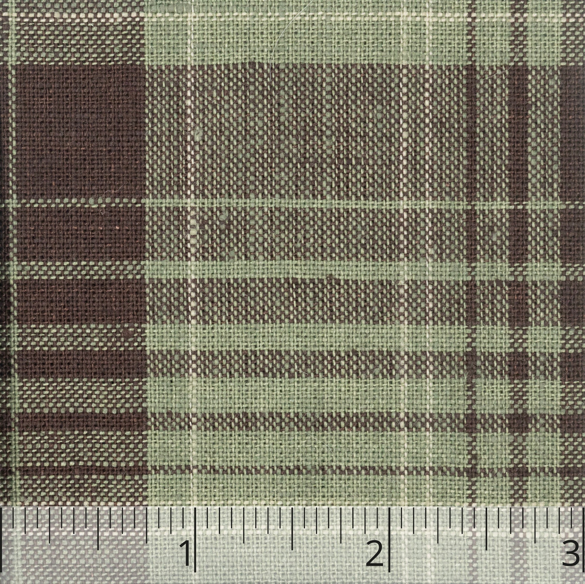 Brown & Sage Furniture Checked Linen - $16.00 yd. - Burnley & Trowbridge Co.