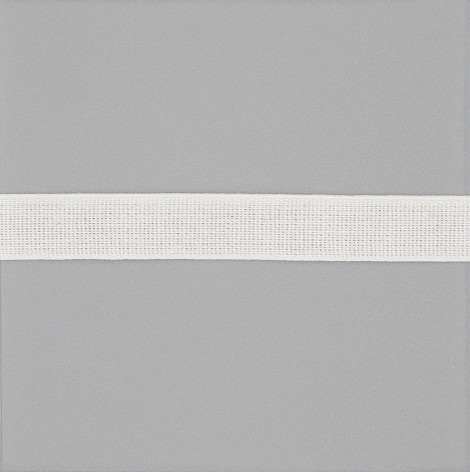 Plain Weave White Cotton Tape - Sold by the yard - $.30 yd.- $.50 yd. - Burnley & Trowbridge Co.