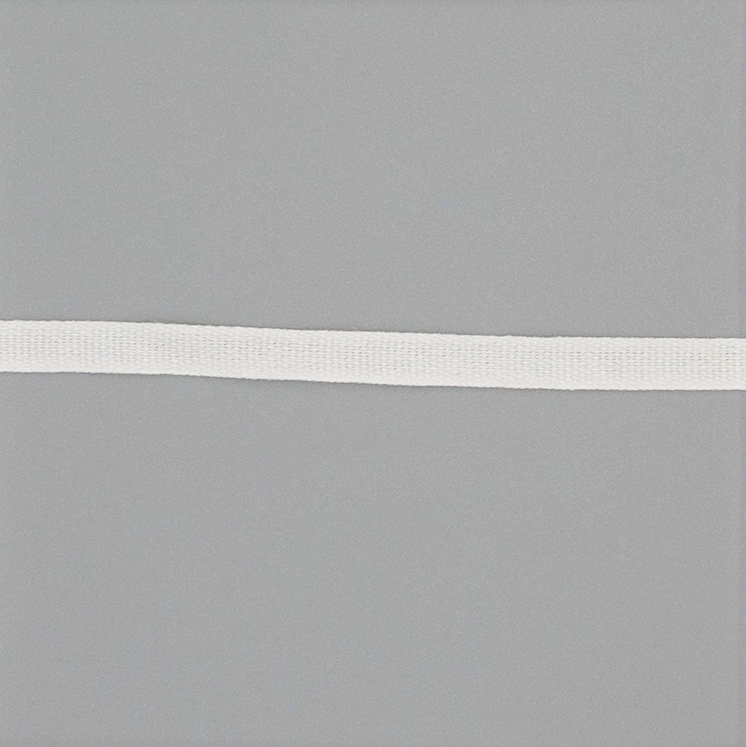Plain Weave White Cotton Tape - Sold by the yard - $.30 yd.- $.50 yd. - Burnley & Trowbridge Co.