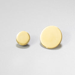 Flat Brass Button - $1.00 - $1.40 - Burnley & Trowbridge Co.