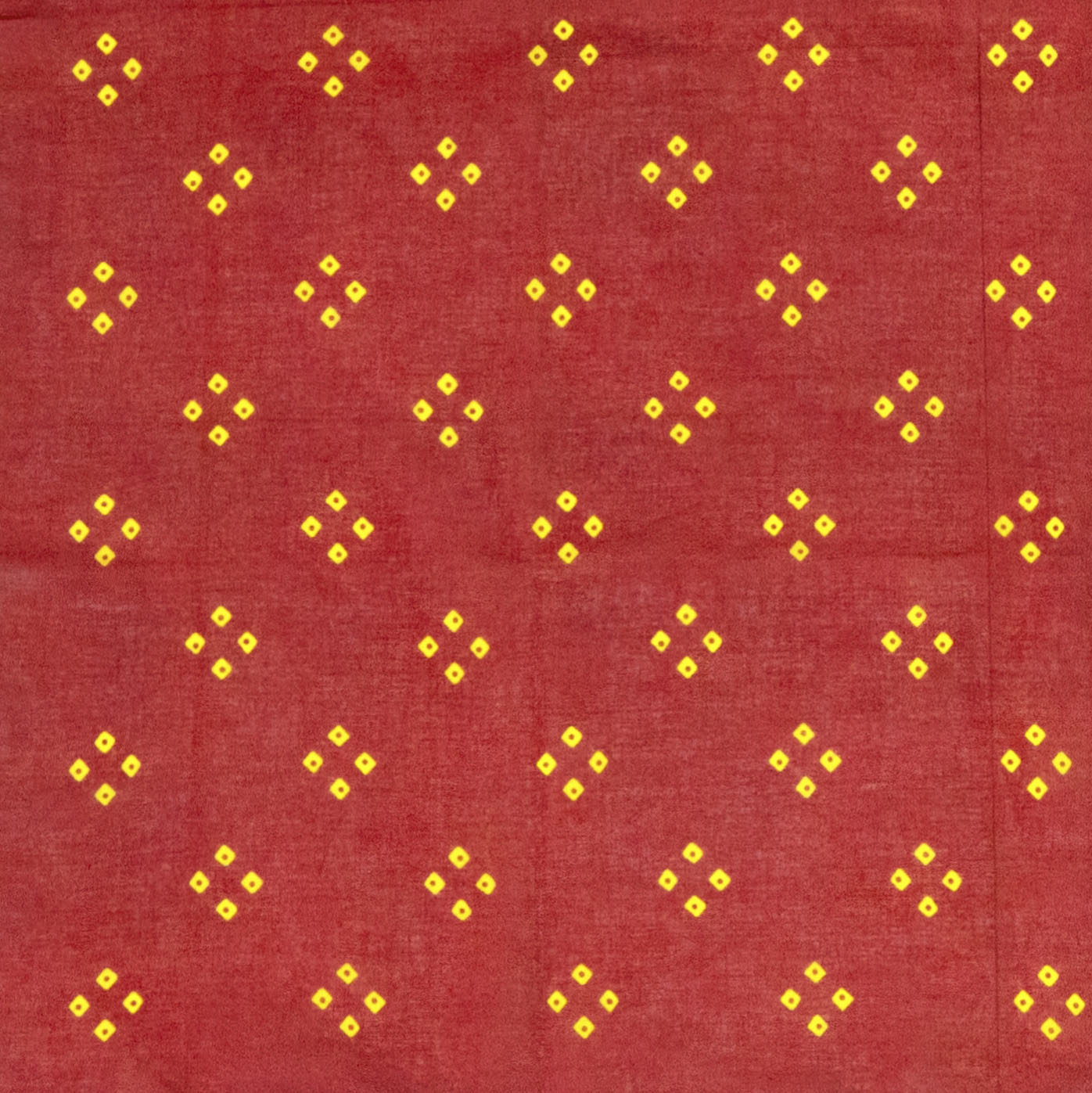 Red & Yellow "Spot'd" Handkerchief - Burnley & Trowbridge Co.