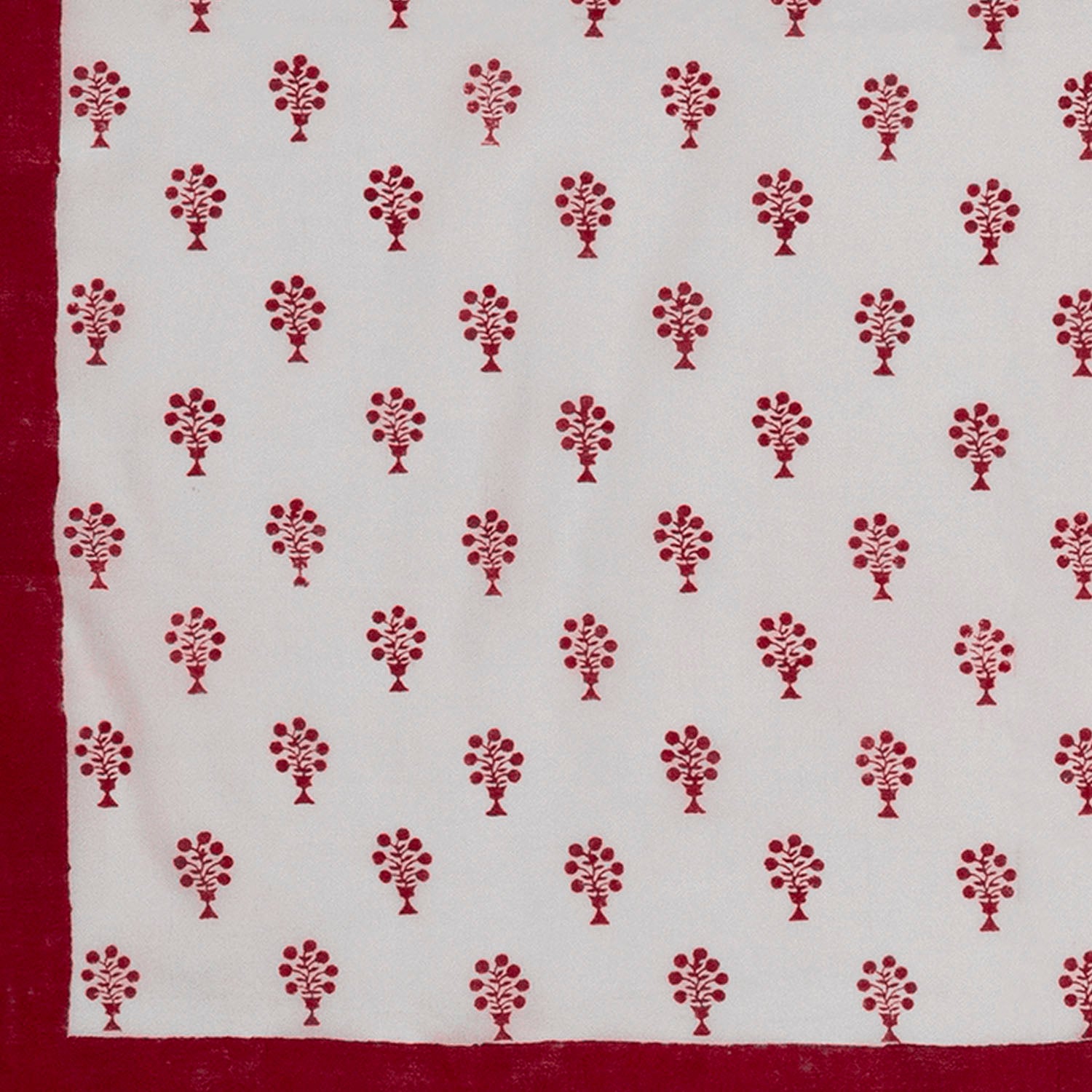 "Manchester Red Sprigged" Handkerchief - Burnley & Trowbridge Co.