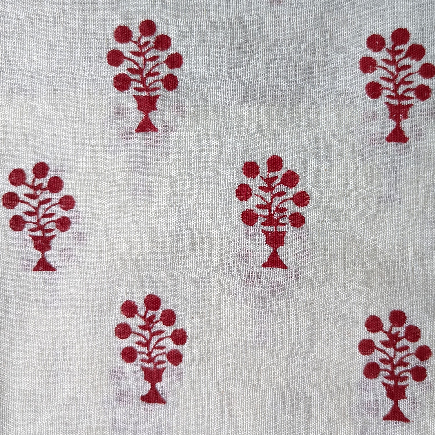 "Manchester Red Sprigged" Handkerchief - Burnley & Trowbridge Co.