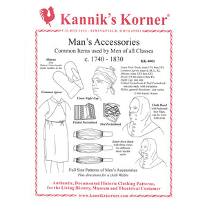 Kannik's Korner Men's Accessories Pattern - Burnley & Trowbridge Co.