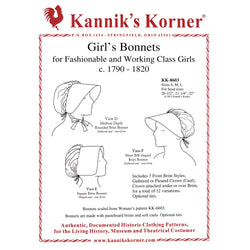 Kannik's Korner Girl’s Bonnets - Burnley & Trowbridge Co.