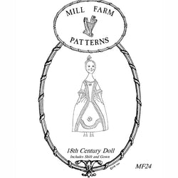 Mill Farm 18th Century Fashion Doll Pattern - Burnley & Trowbridge Co.