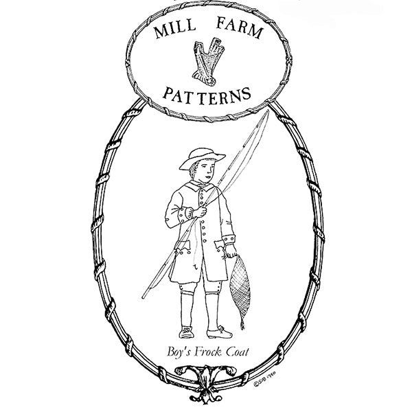 Mill Farm Boys Frock Coat Pattern - Burnley & Trowbridge Co.