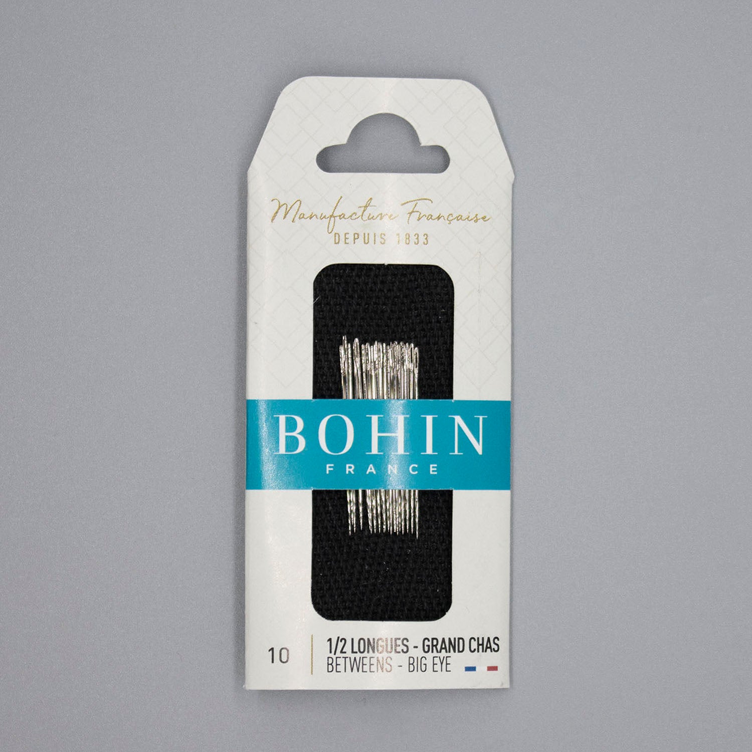 Bohin Big Eye Betweens Sewing Needles, Size 10 - Burnley & Trowbridge Co.