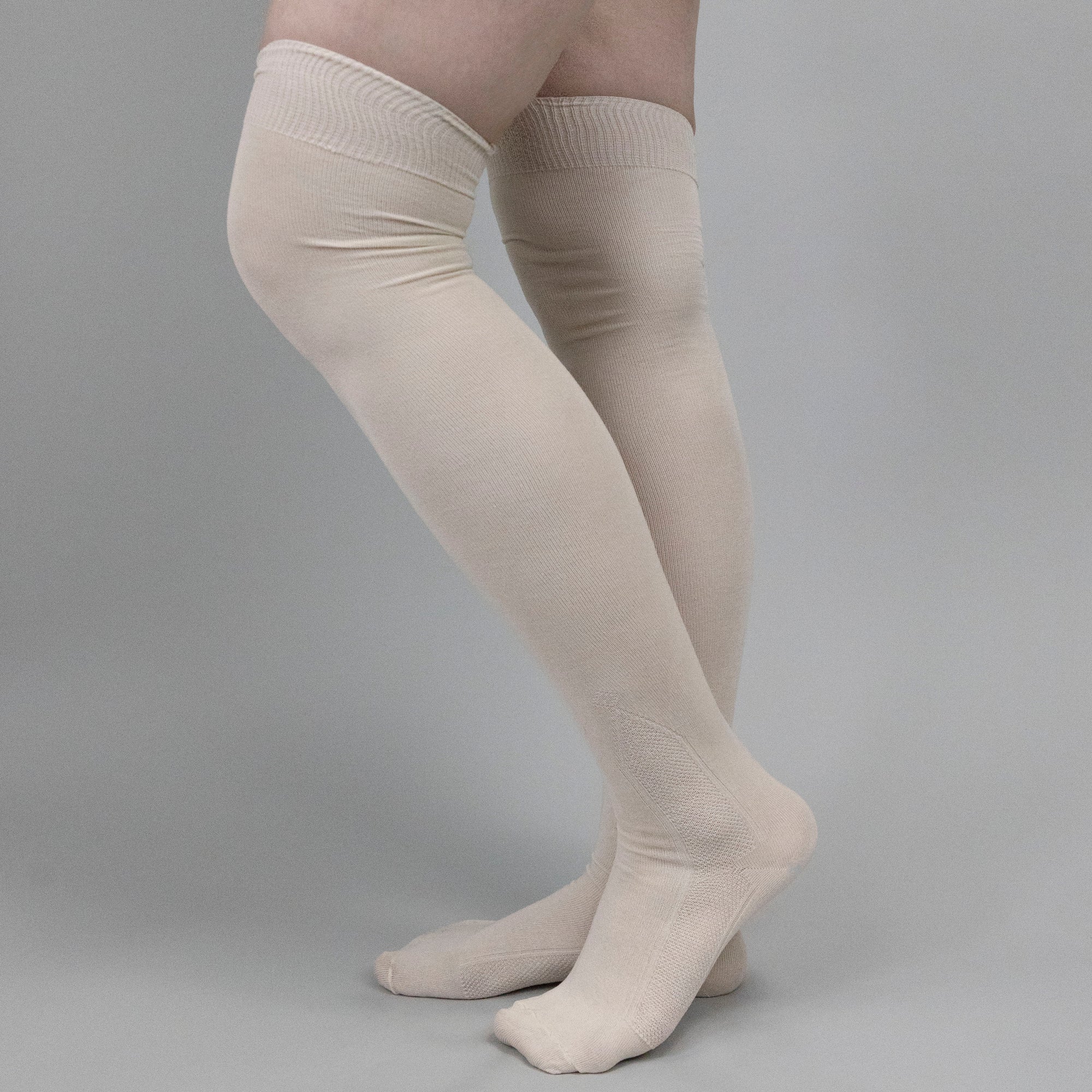 Seamed Lace Clocked Silk Stockings - Burnley & Trowbridge Co.
