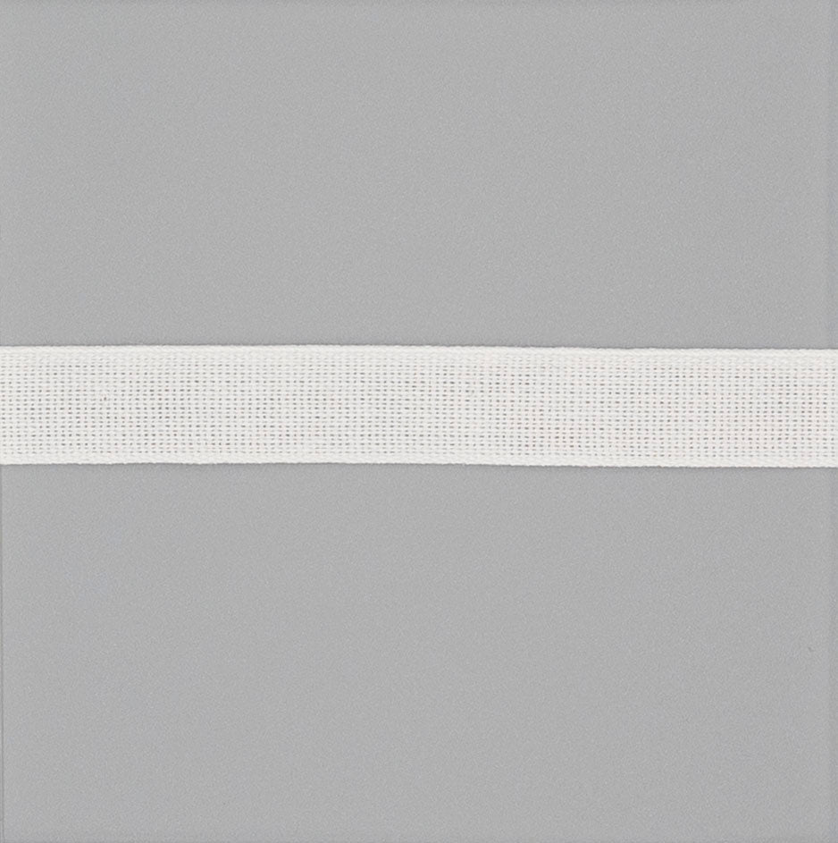 Plain Weave White Cotton Tape - Sold by the yard - $.30 yd.- $.50 yd. - Burnley & Trowbridge Co.