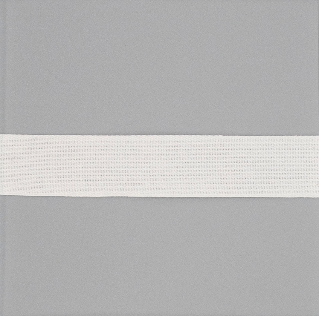 Plain Weave White Cotton Tape - Sold by the yard - $.30 yd.- $.50 yd. - Burnley & Trowbridge Co.