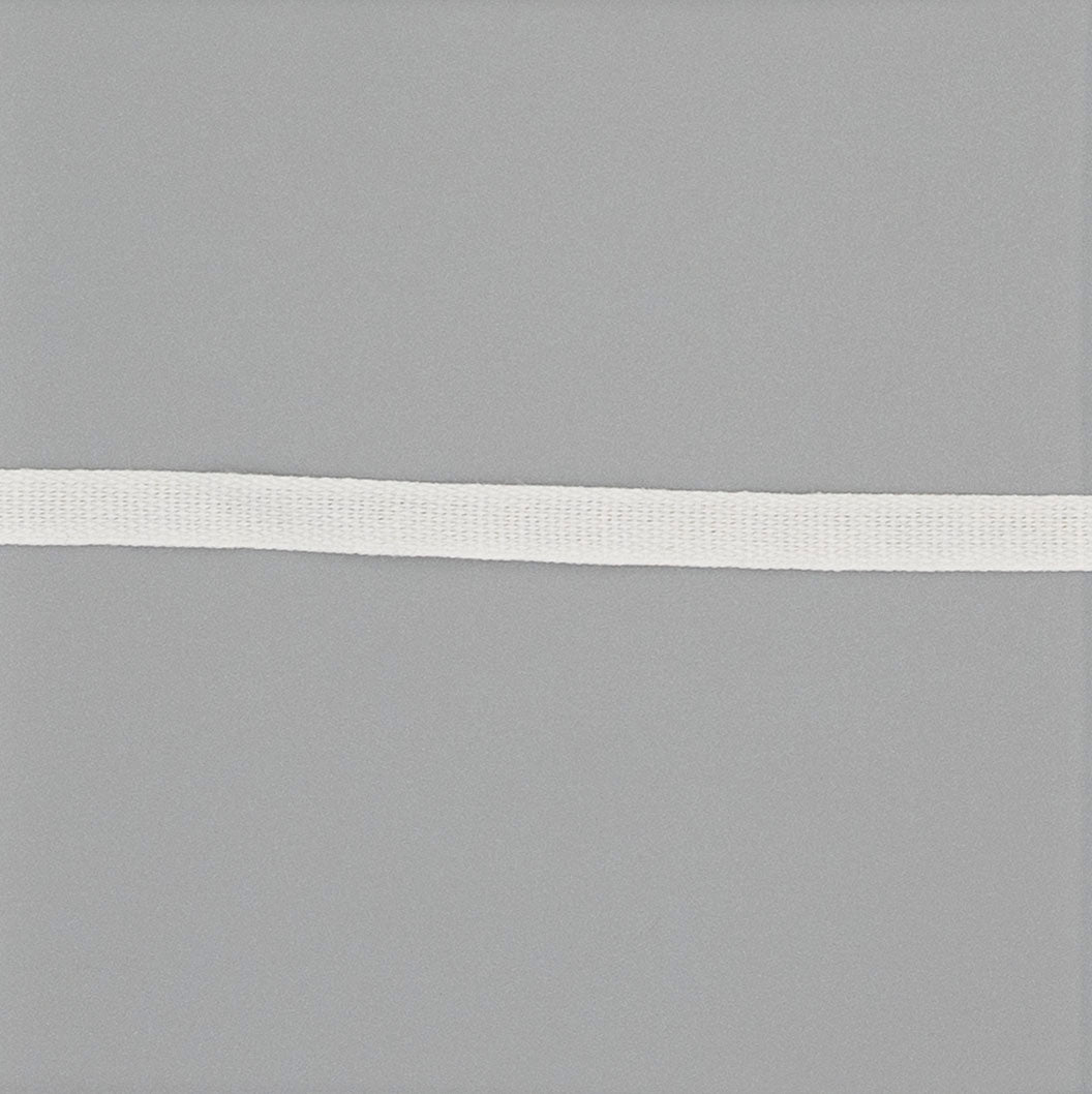 Plain Weave White Cotton Tape - Sold by the yard - $.30 yd.- $.50 yd. - Burnley & Trowbridge Co.