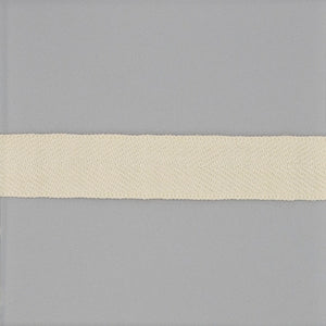 Off-White Worsted Wool Twill Tape - $3.75 yd. - $7.00 yd. - Burnley & Trowbridge Co.