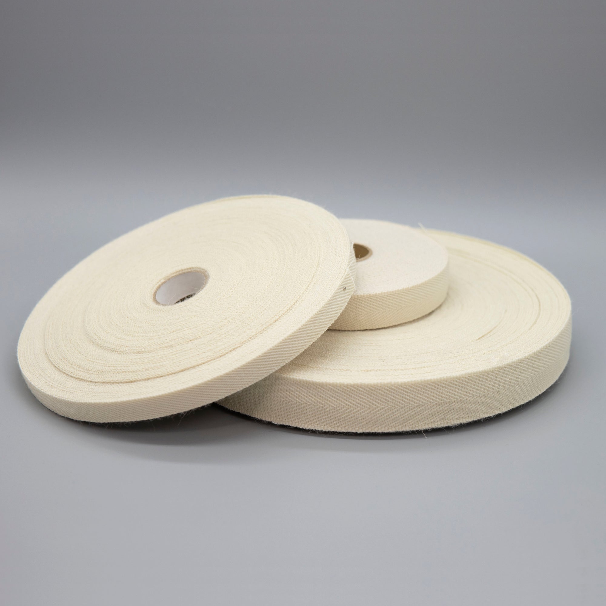 Off-White Worsted Wool Twill Tape - $3.75 yd. - $7.00 yd. - Burnley & Trowbridge Co.