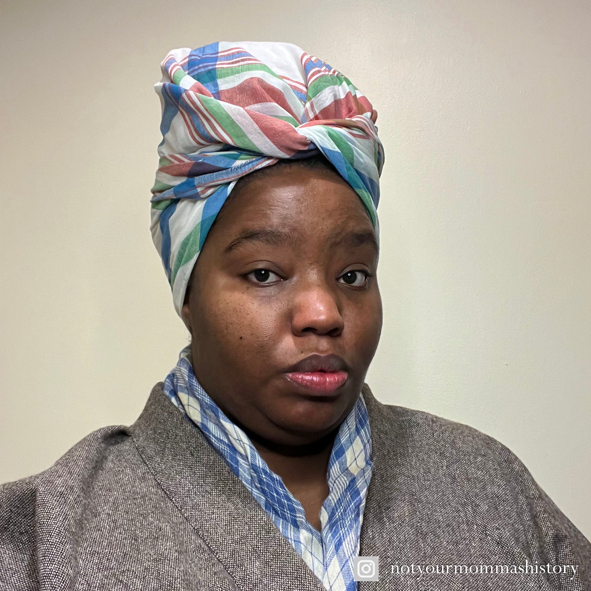 Mrs. Toussaint's "Madras Plaid" Handerchief - Burnley & Trowbridge Co.