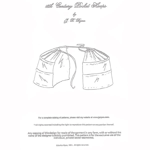 JP Ryan Pocket Hoops Pattern - Burnley & Trowbridge Co.