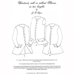 JP Ryan Waistcoat Pattern - Burnley & Trowbridge Co.