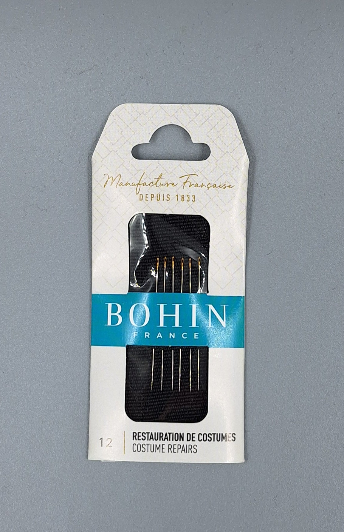 Bohin Sharps Gold Eye Needles #12