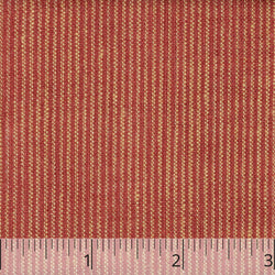 Deep Pumpkin Striped Linen - $14.00 yd. - Burnley & Trowbridge Co.