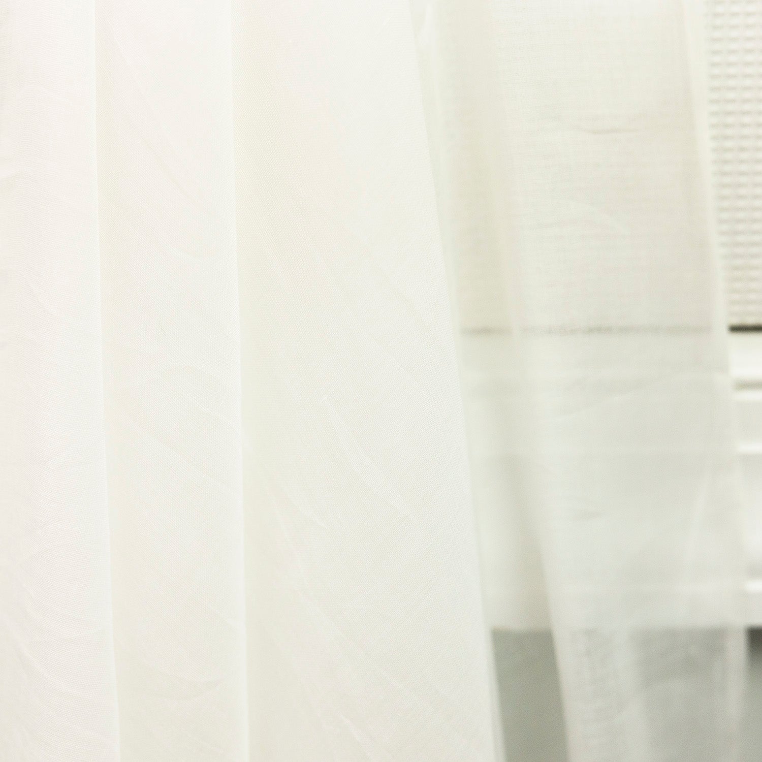 White Extra Sheer Cotton Muslin "Mull", drape - $13.00 yd. - Burnley & Trowbridge Co.