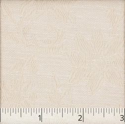 Ivory Floral Linen Damask - $16.00 yd. - Burnley & Trowbridge Co.