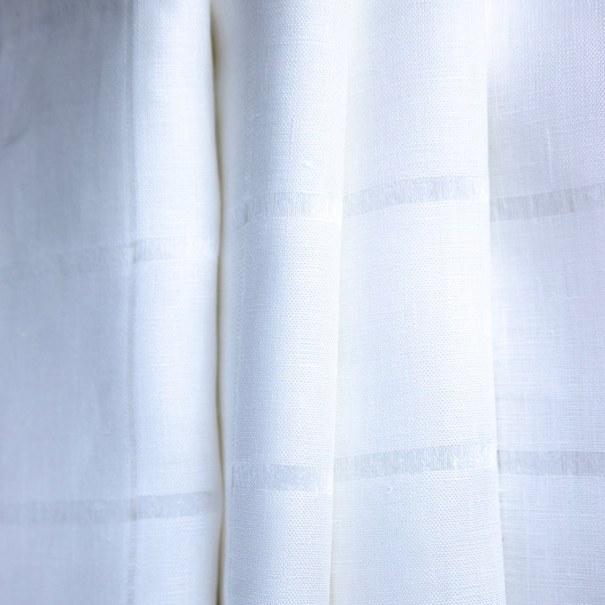 White Crossbar Pulled Thread Linen - drape - $14.00 yd. - Burnley & Trowbridge Co.