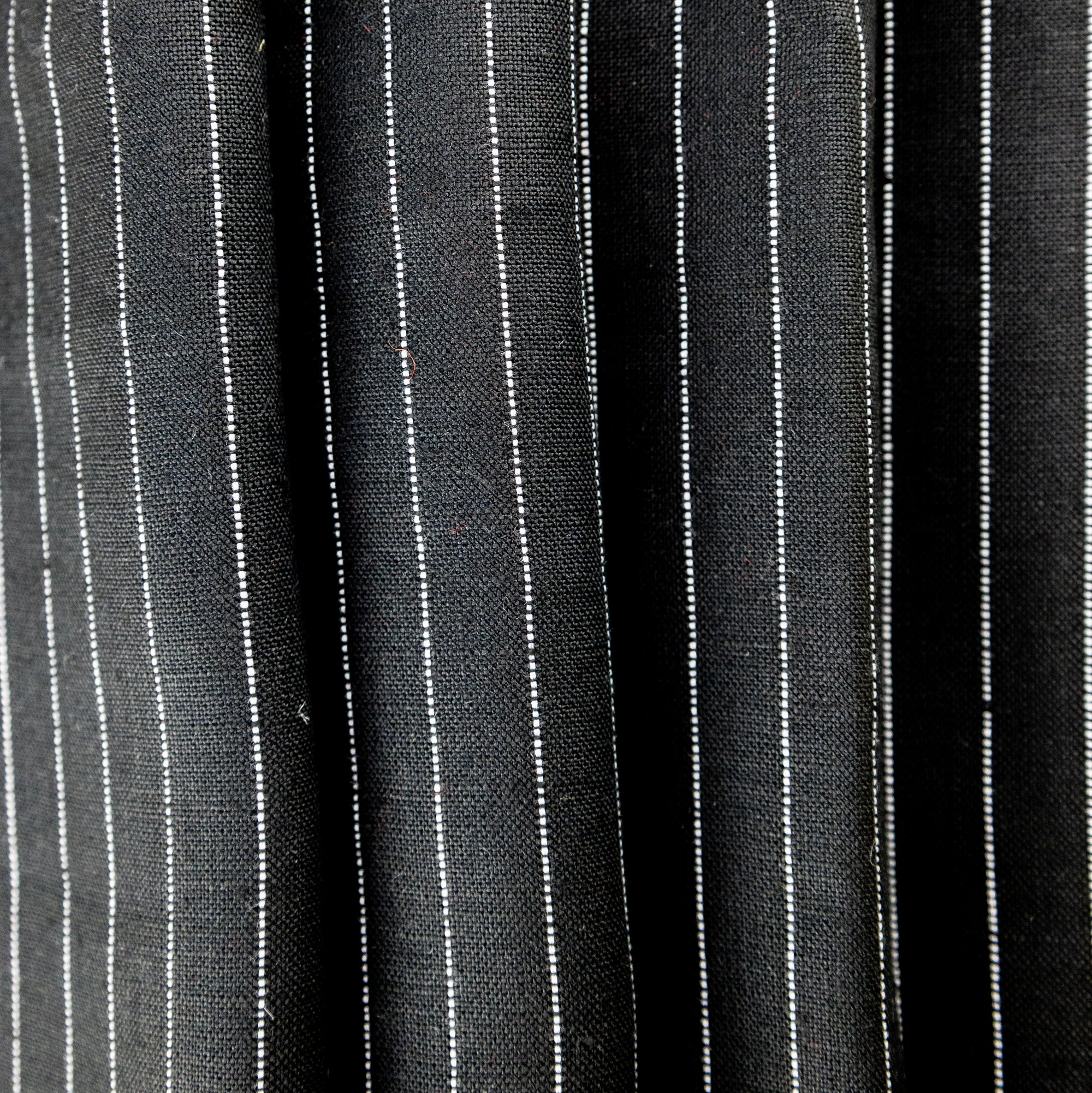 Black & White Striped Linen - $14.00 yd.