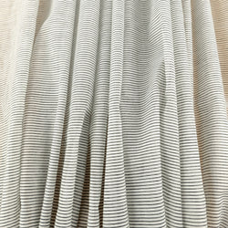 Black & White Striped Cotton & Silk Gauze - Drape - $17.00 yd. - Burnley & Trowbridge Co.