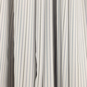 Pale Blue, Grey, & White Striped Cotton & Silk Sousae - Drape - $17.00 yd. - Burnley & Trowbridge Co.