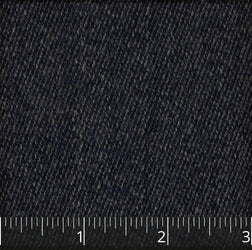 Mixed Deep Blue Twill Worsted Wool - $18.00 yd. - Burnley & Trowbridge Co.