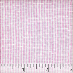 Pink Striped Lightweight Linen - $16.00 yd. - Burnley & Trowbridge Co.