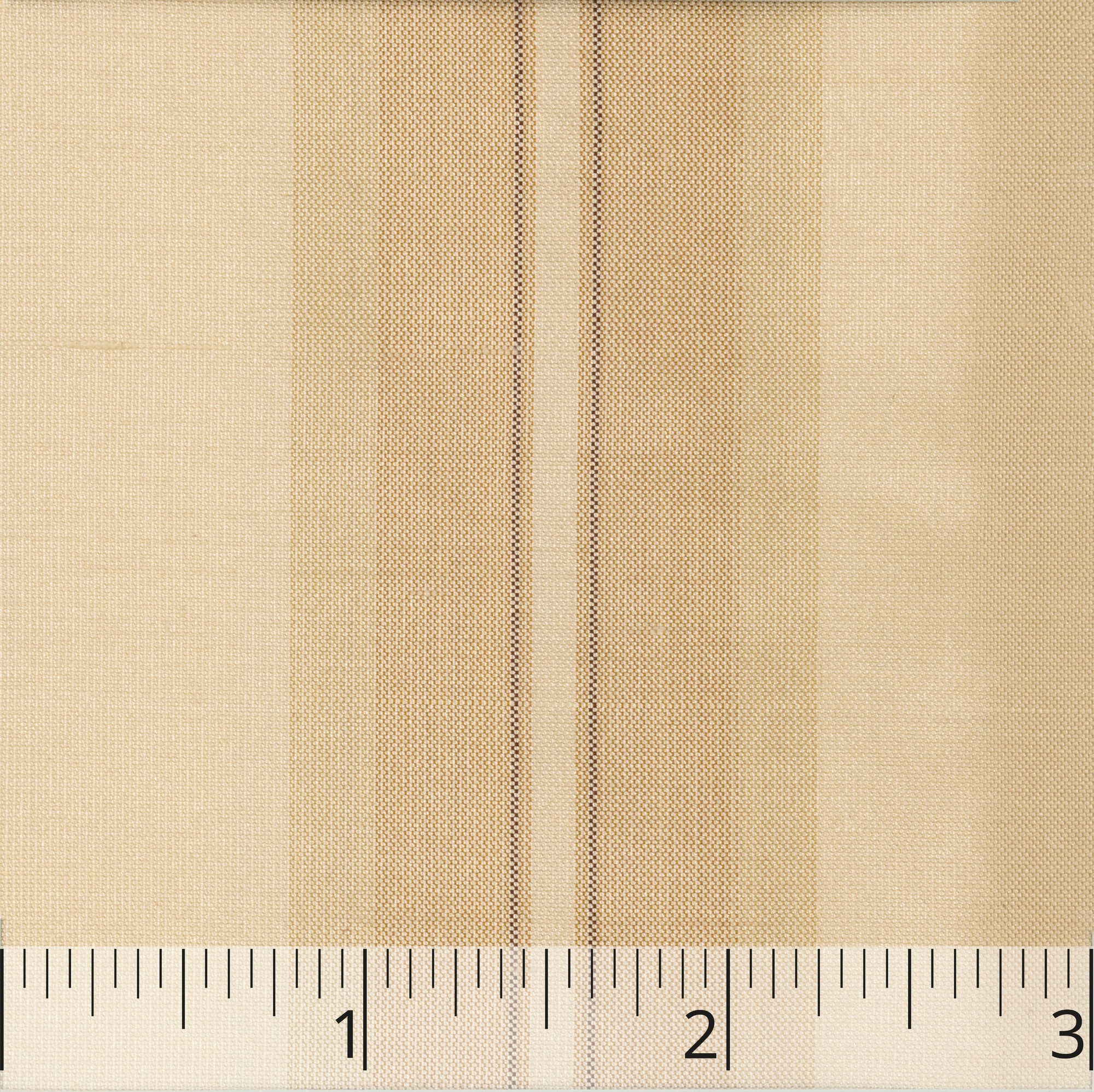 Cream, Gold, & Grey Striped Silk Taffeta - $25.00 yd.