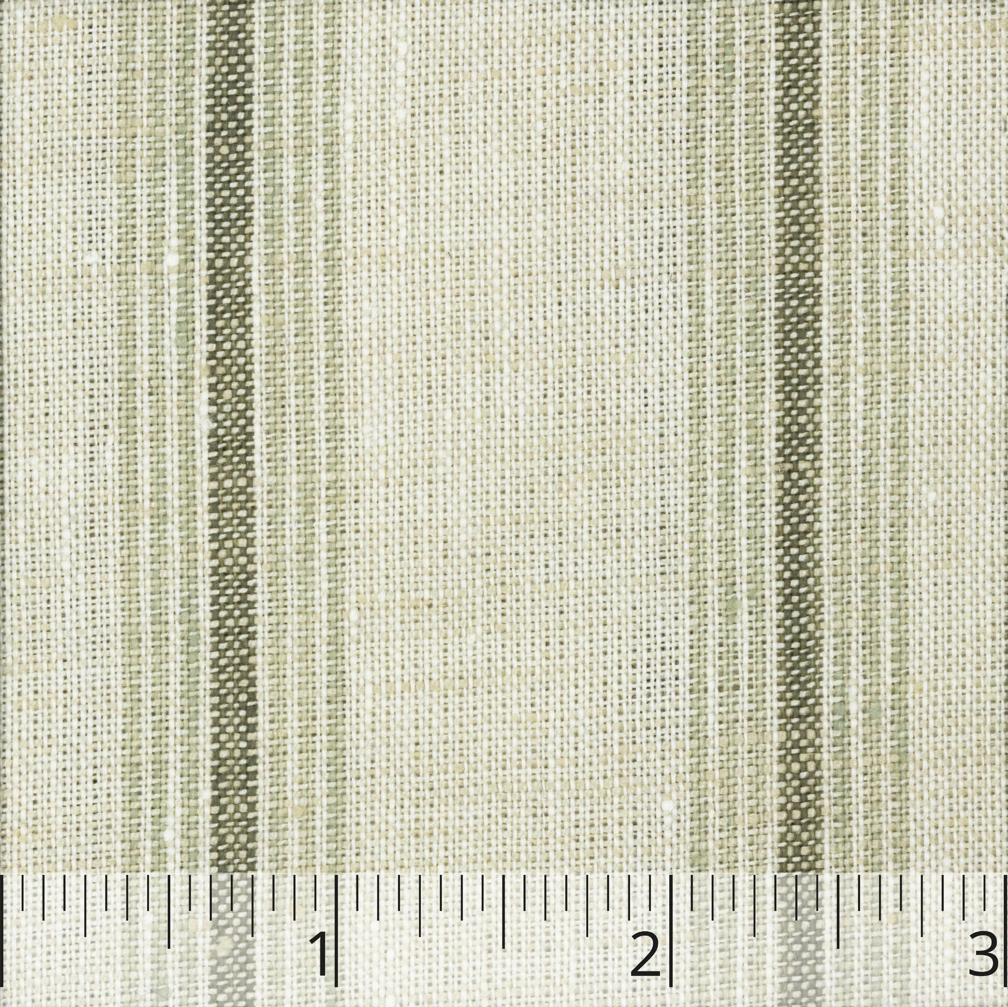 Olive Striped Sage Green Linen - $16.00 yd. - Burnley & Trowbridge Co.