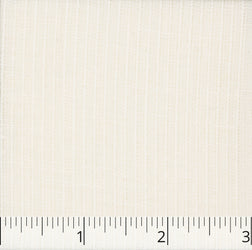 Oyster Lightweight Striped Linen "Dimity" - $16.00 yd. - Burnley & Trowbridge Co.