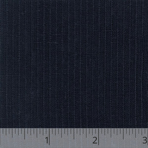 Black Striped Linen "Dimity", drape - $16.00 yd. - Burnley & Trowbridge Co.