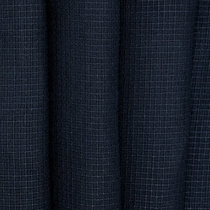 Black Linen Checked "Dimity", drape - $16.00 yd. - Burnley & Trowbridge Co.