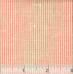 Light Pumpkin & Cream Striped Linen - $16.00 yd. - Burnley & Trowbridge Co.
