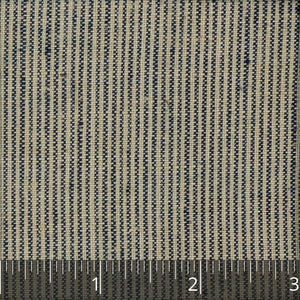Dark Natural & Black Striped Linen - $16.00 yd. - Burnley & Trowbridge Co.