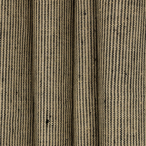Dark Natural & Black Striped Linen, drape - $16.00 yd. - Burnley & Trowbridge Co.