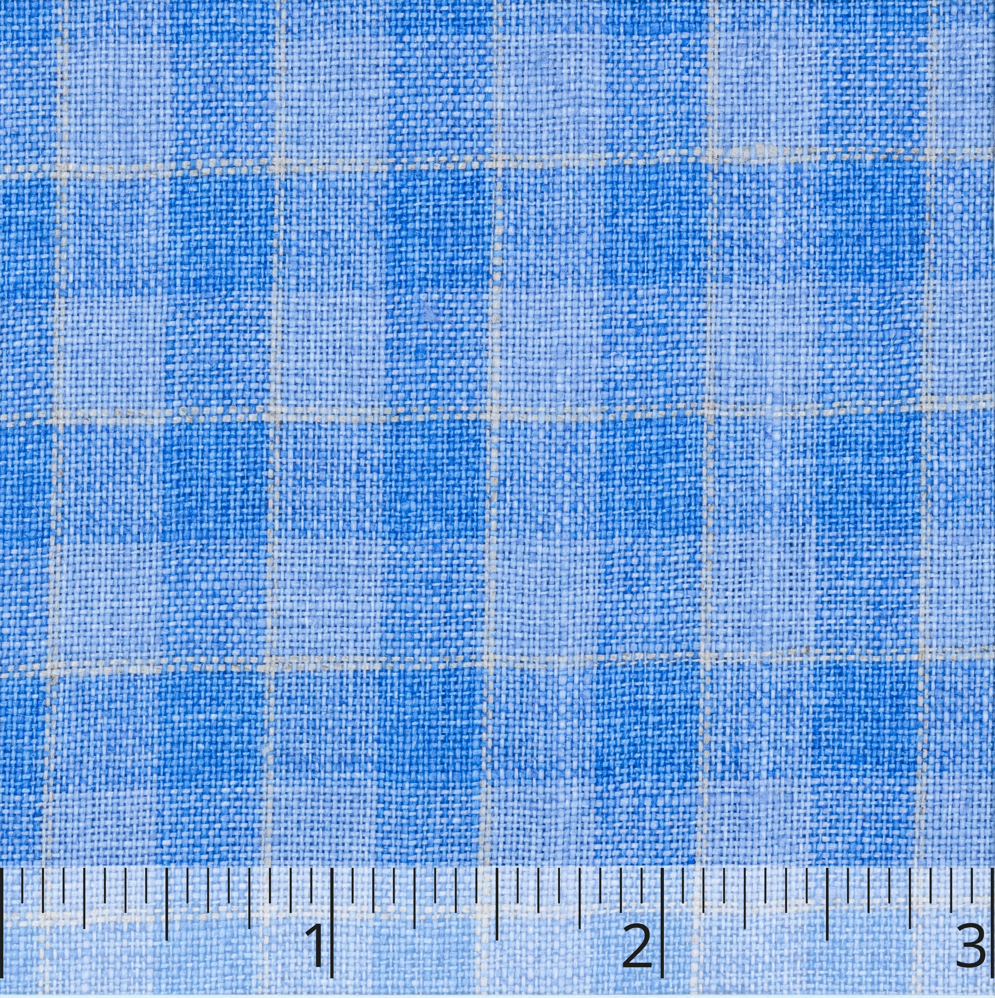 Soft Blue & Yellow Checked Linen- $16.00 yd.