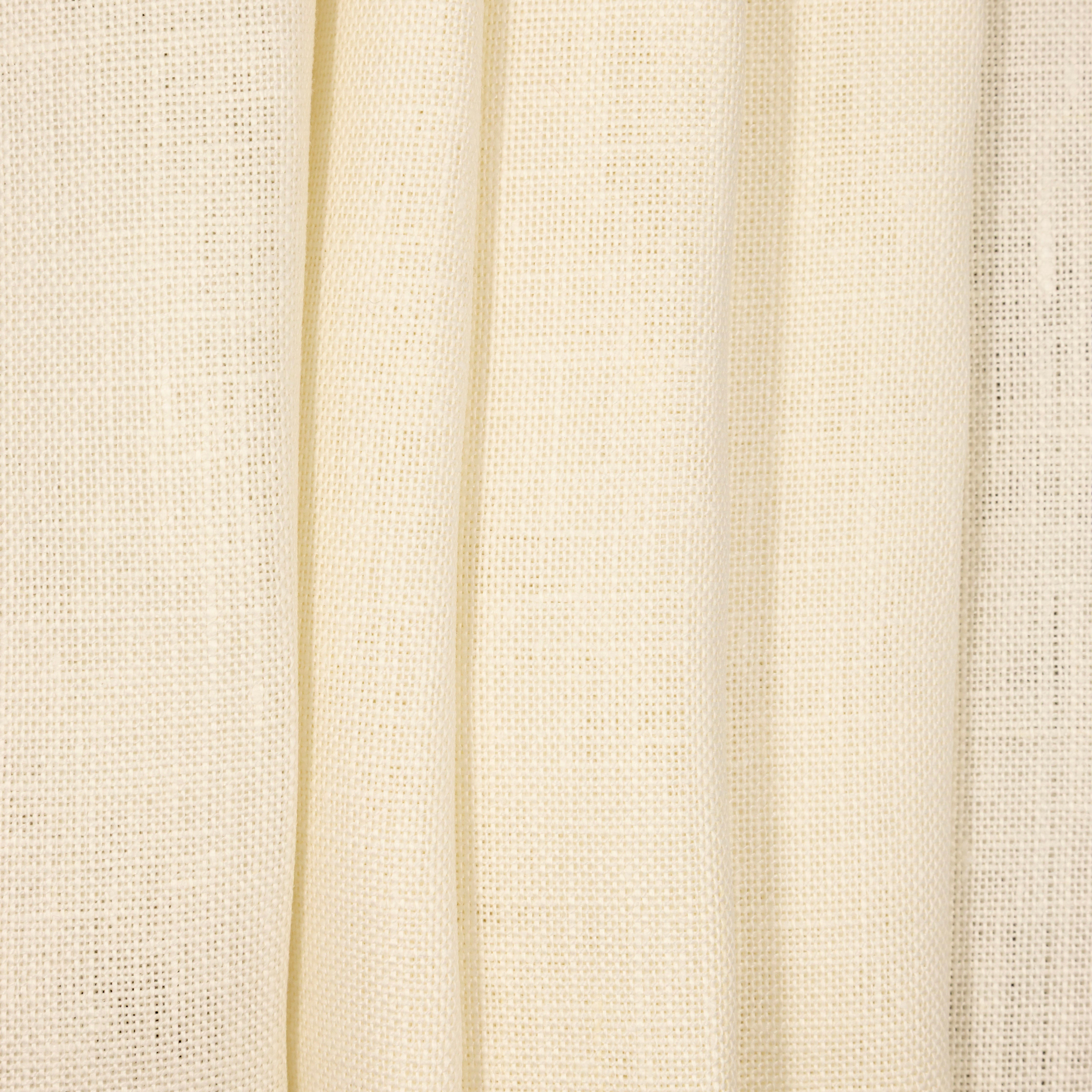 Off White Linen "Canvas", drape - $24.00 yd. - Burnley & Trowbridge Co.