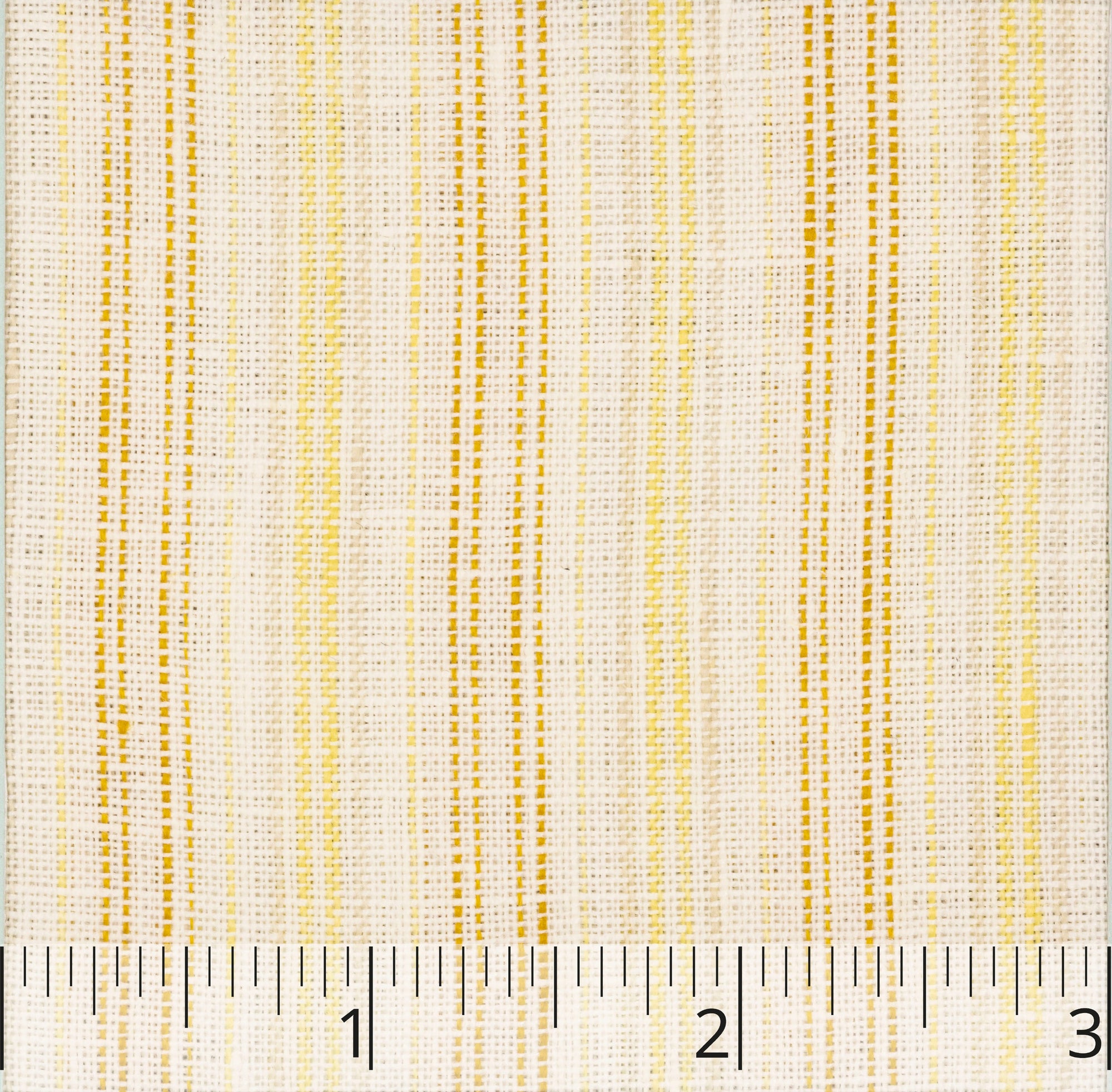 Yellow Gold & Cream Stripe Linen - $16.00 yd. - Burnley & Trowbridge Co.