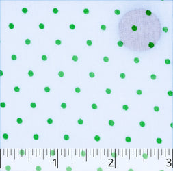 Green Spot'd Muslin - $18.00 yd. - Burnley & Trowbridge Co.