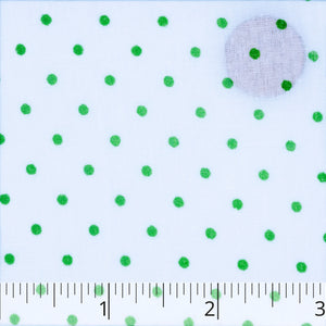 Green Spot'd Muslin - $18.00 yd. - Burnley & Trowbridge Co.