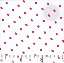 Red Spot'd Muslin - $18.00 yd. - Burnley & Trowbridge Co.