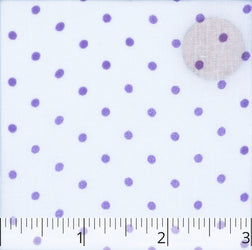 Purple Spot'd Muslin - $18.00 yd. - Burnley & Trowbridge Co.