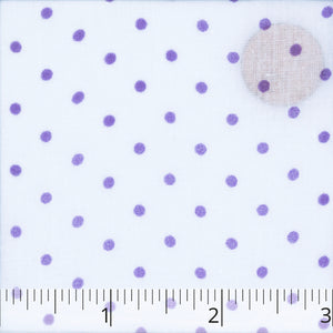 Purple Spot'd Muslin - $18.00 yd. - Burnley & Trowbridge Co.
