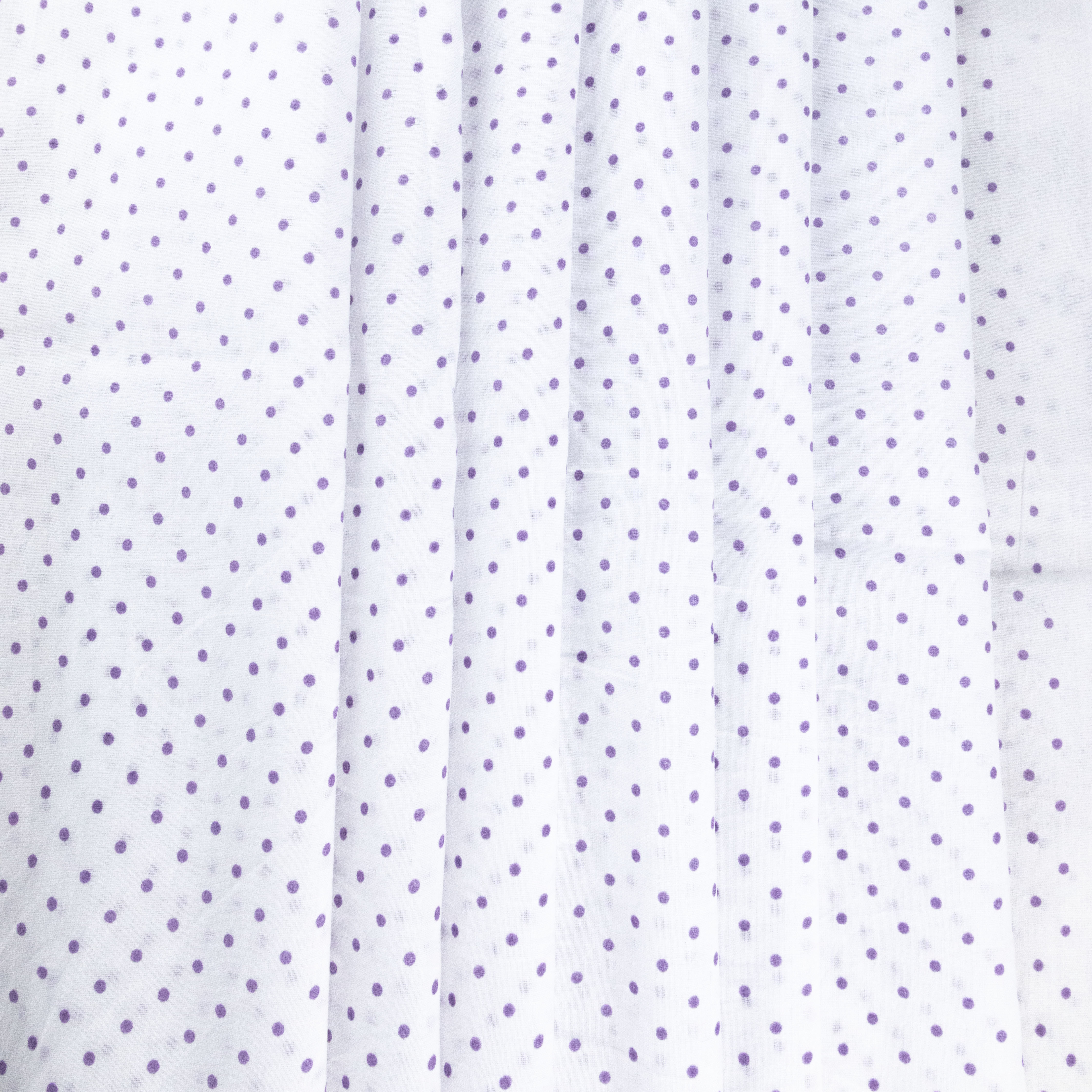Purple Spot'd Muslin, drape - $18.00 yd. - Burnley & Trowbridge Co.