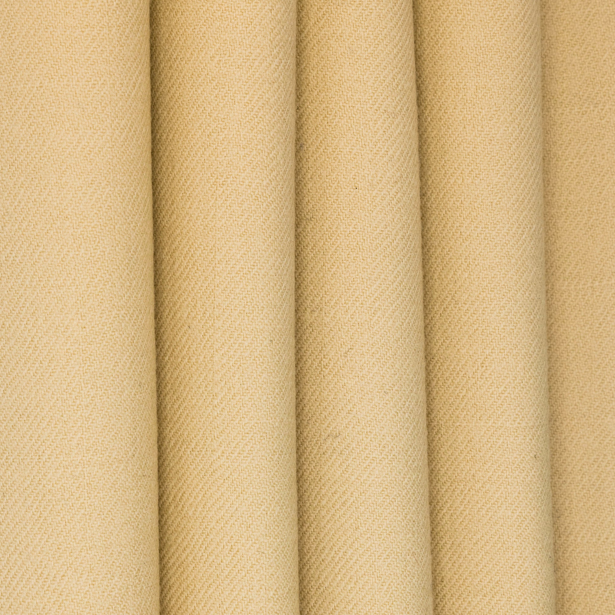 Butter Yellow Worsted Wool Stuff, drape - $18.00 yd. - Burnley & Trowbridge Co.